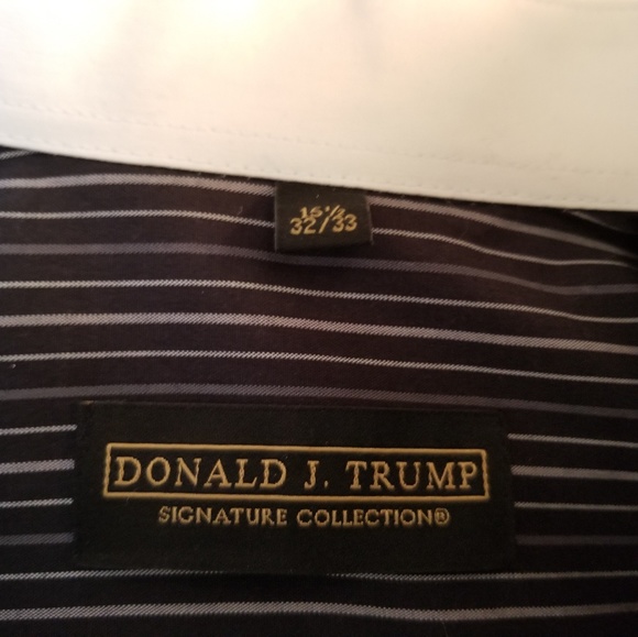 Donald Trump Button Down Dress Shirt Sz 15.5 32 - Picture 3 of 3